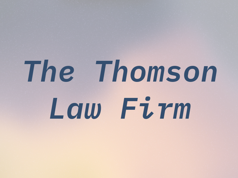 The Thomson Law Firm