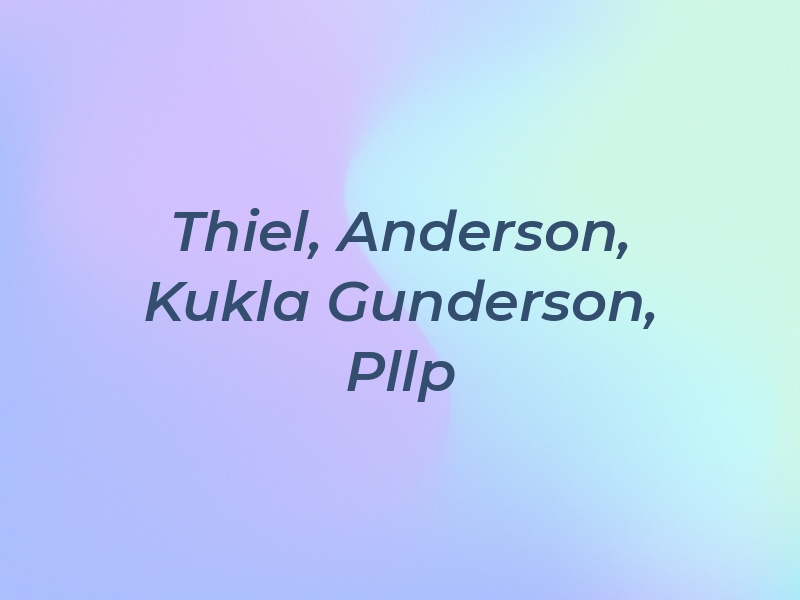 Thiel, Anderson, Kukla and Gunderson, Pllp