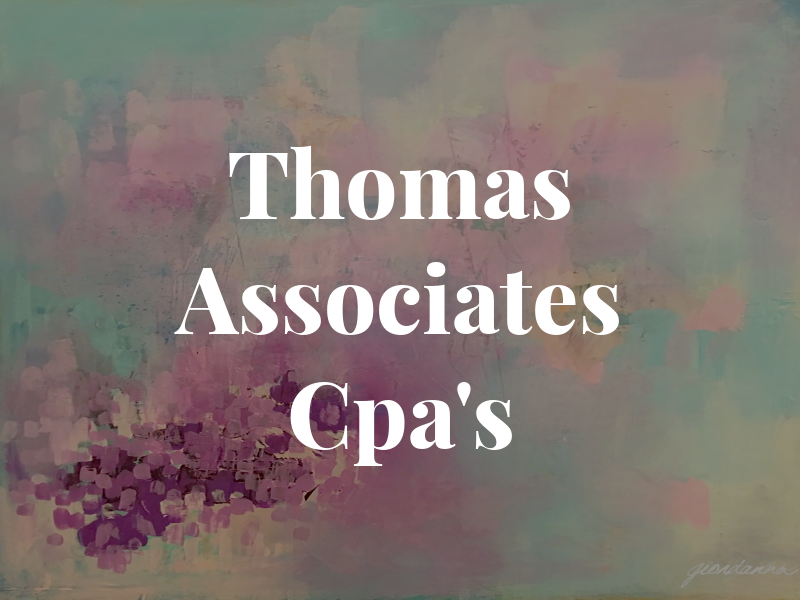 Thomas & Associates Cpa's INC
