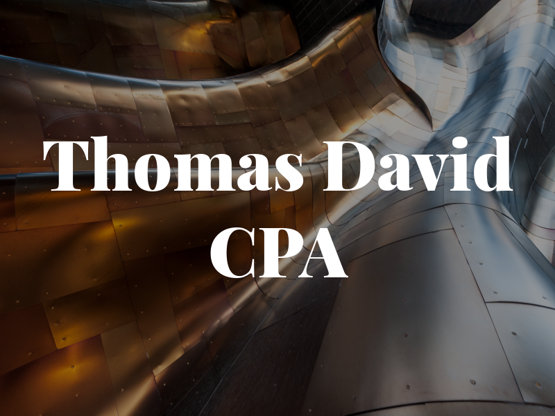 Thomas David CPA