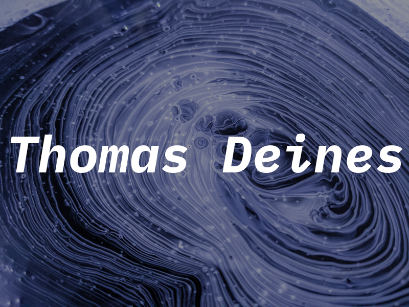 Thomas Deines