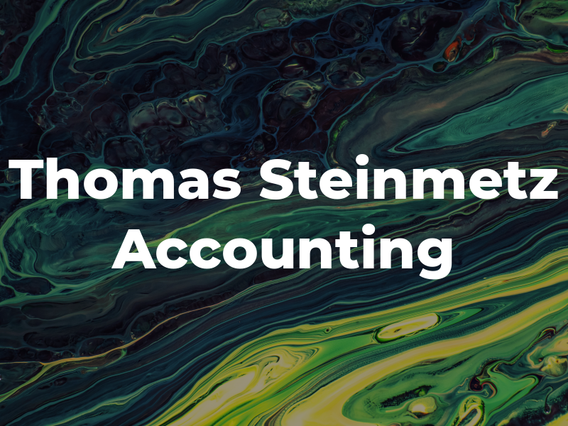 Thomas J Steinmetz Accounting