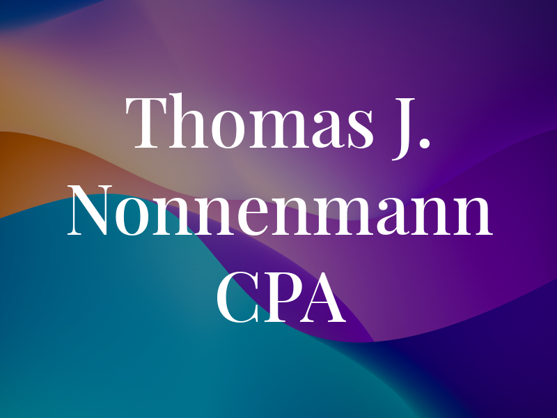 Thomas J. Nonnenmann CPA