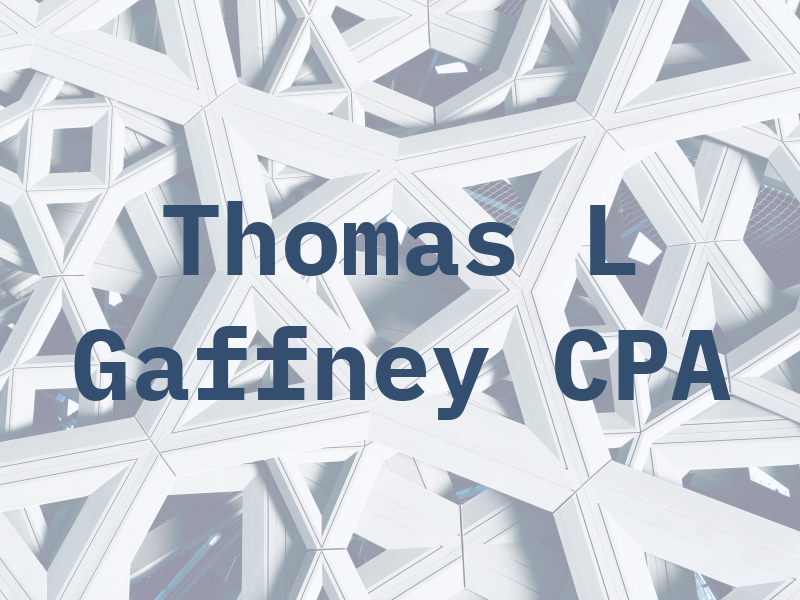 Thomas L Gaffney CPA