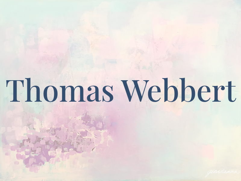 Thomas Webbert