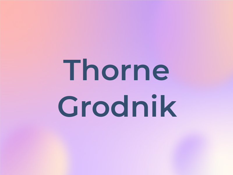 Thorne Grodnik