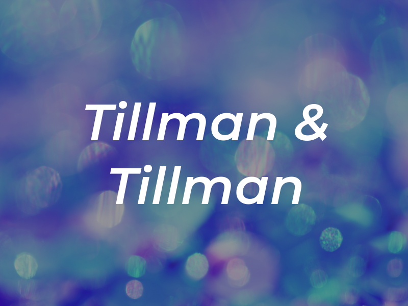 Tillman & Tillman