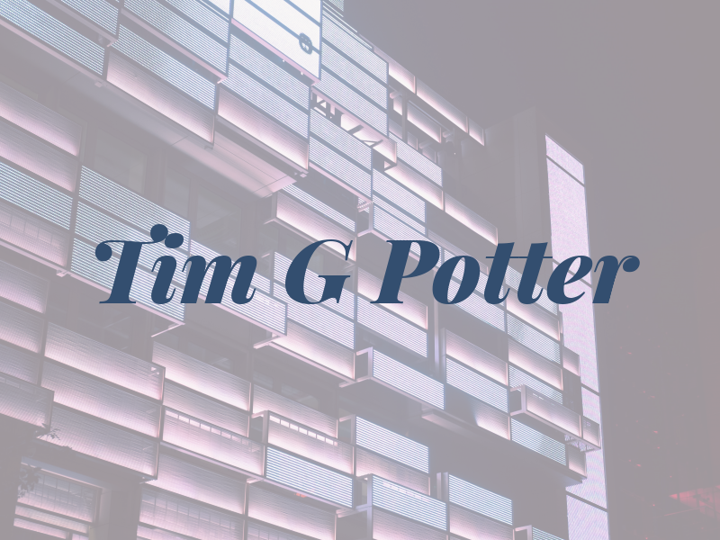 Tim G Potter