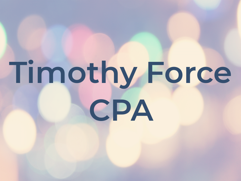 Timothy Force CPA