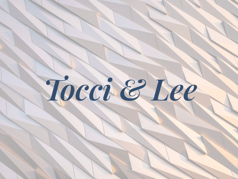 Tocci & Lee