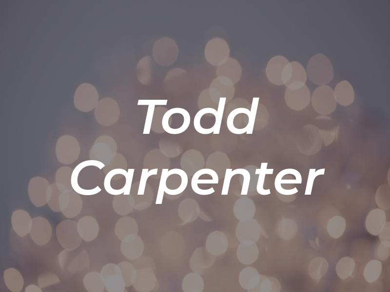 Todd Carpenter