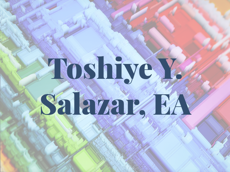 Toshiye Y. Salazar, EA