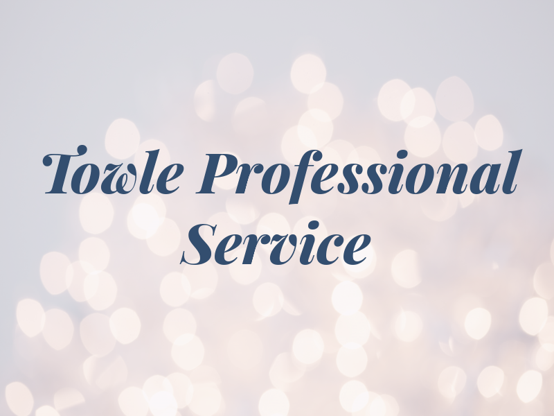 Towle Professional Tax Service