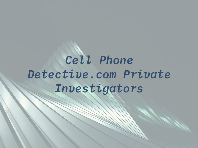 US Cell Phone Detective.com - Private Investigators