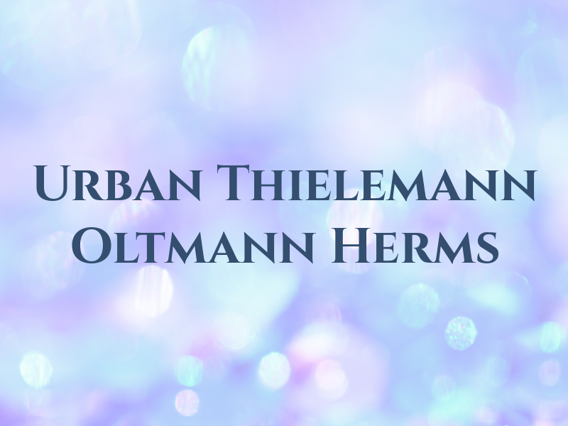 Urban Thielemann Oltmann & Herms