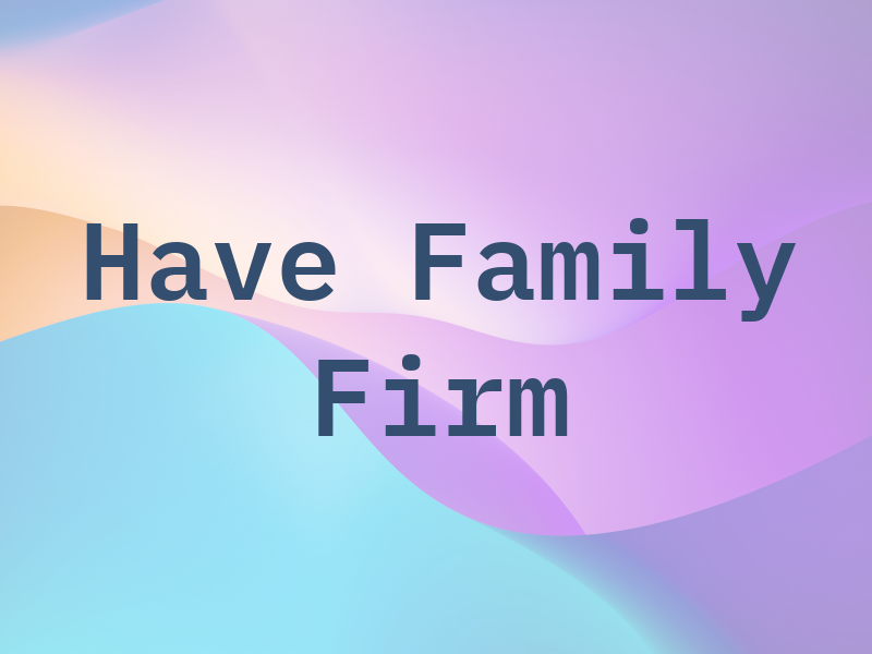 Van der Have Family Law Firm