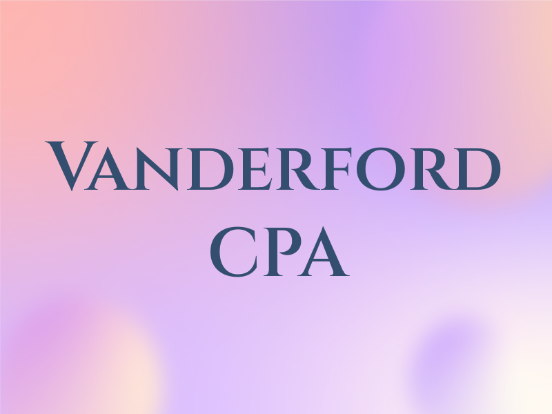 Vanderford CPA
