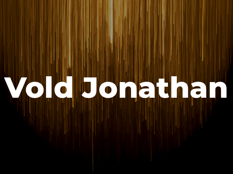 Vold Jonathan