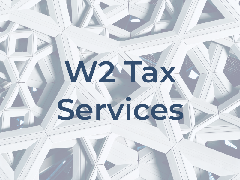 W2 Tax Services