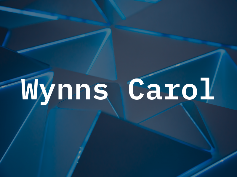 Wynns Carol