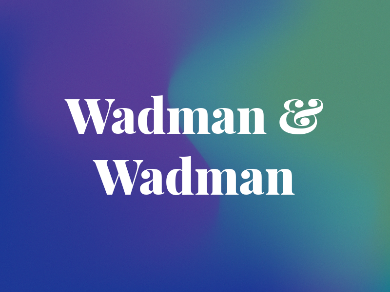 Wadman & Wadman