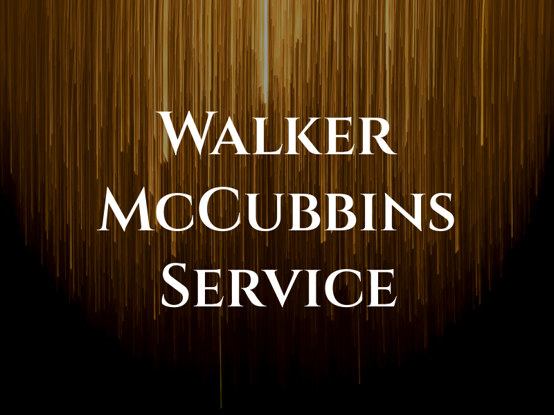 Walker McCubbins Tax Service