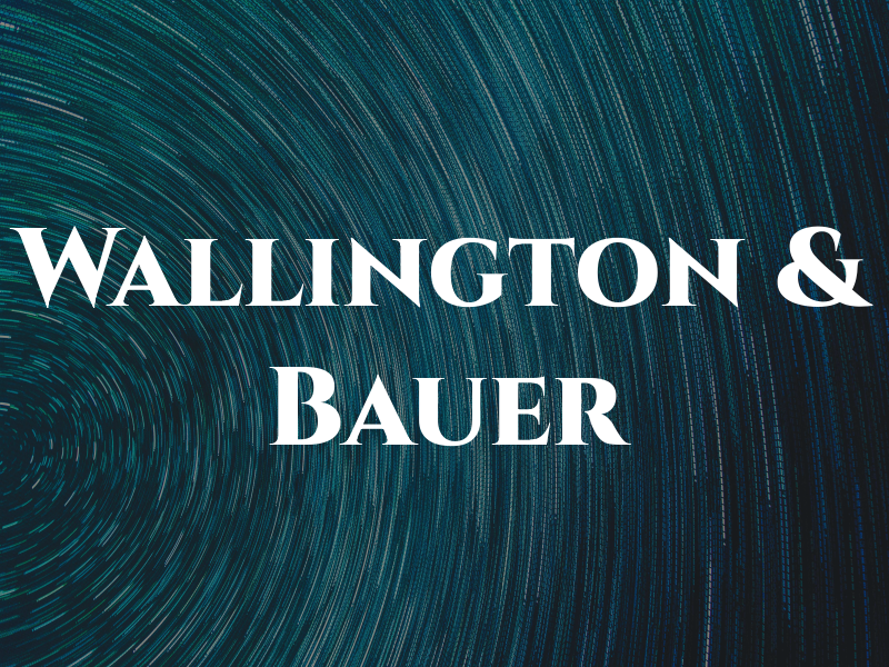 Wallington & Bauer