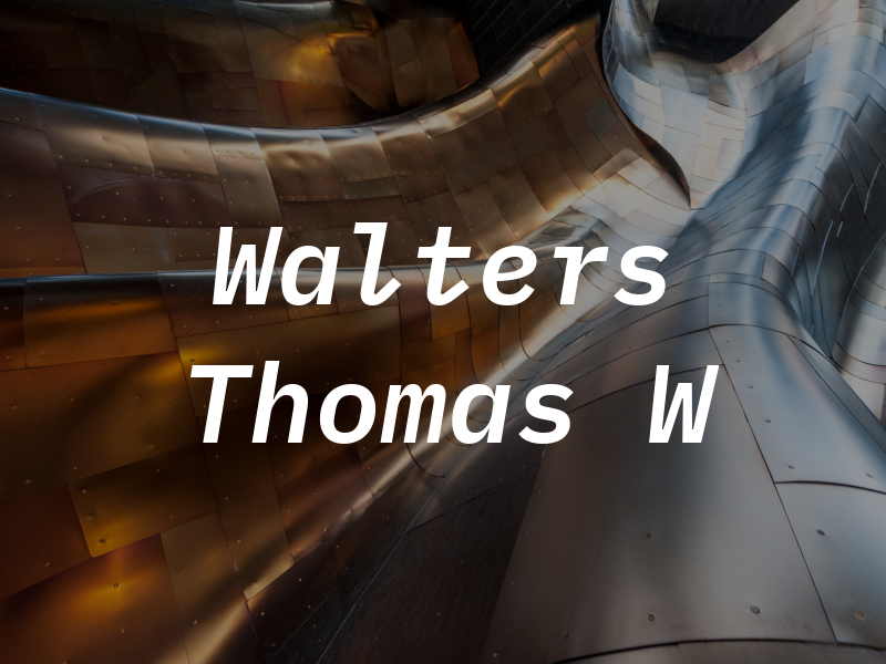 Walters Thomas W