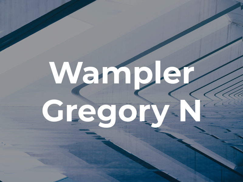 Wampler Gregory N