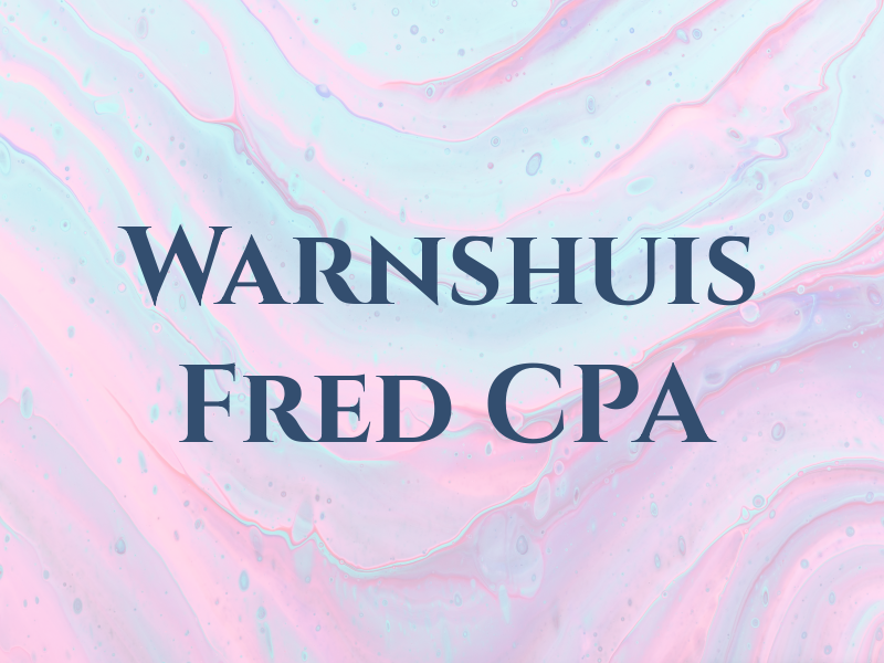 Warnshuis Fred CPA