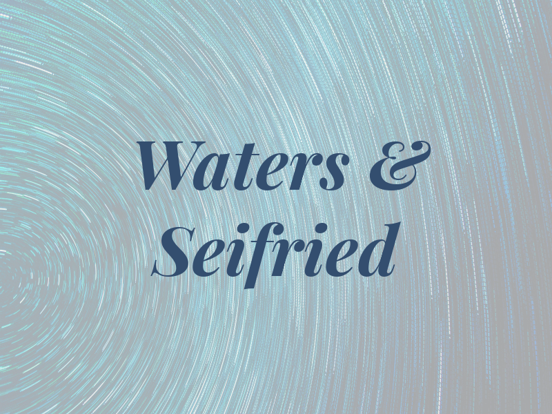 Waters & Seifried