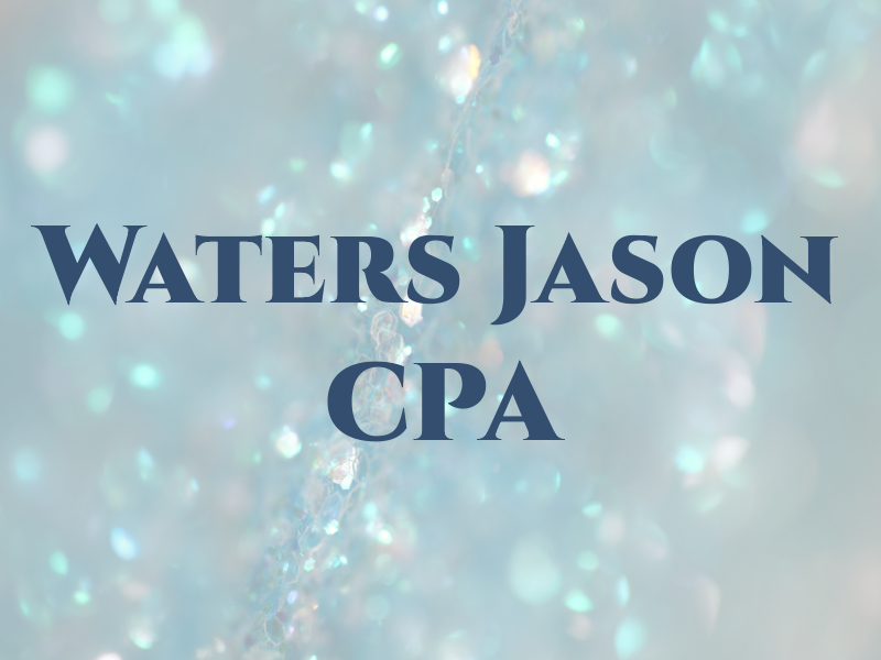 Waters Jason CPA