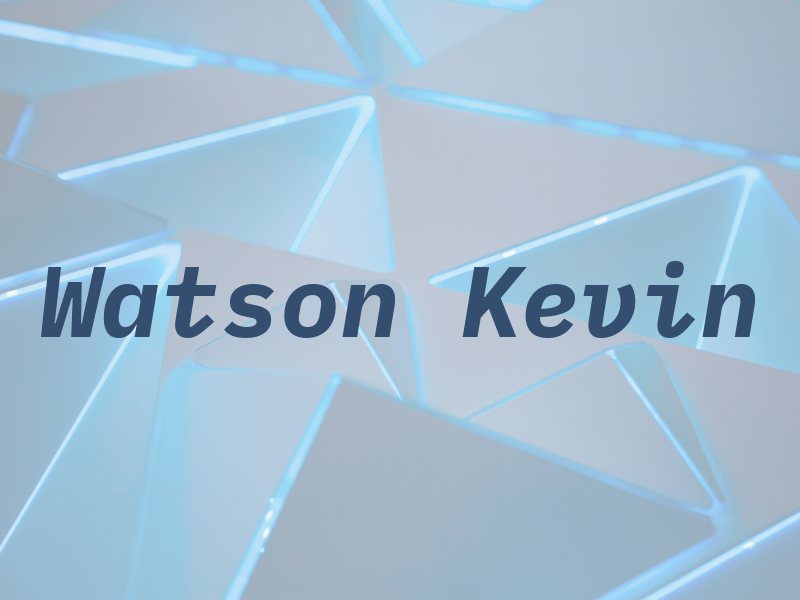 Watson Kevin
