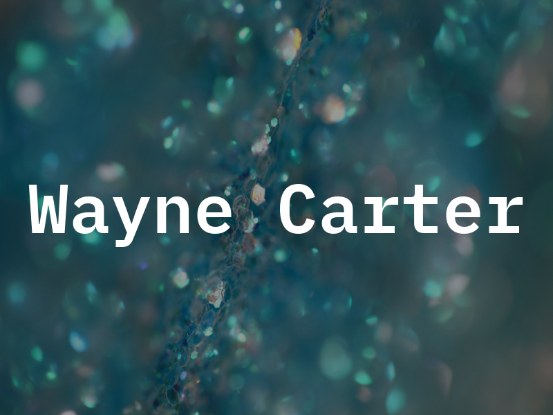 Wayne Carter