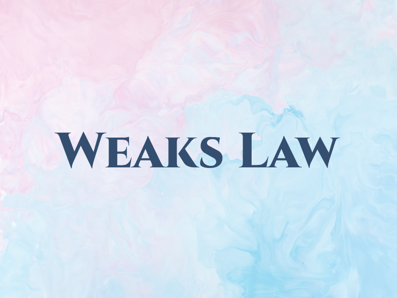 Weaks Law
