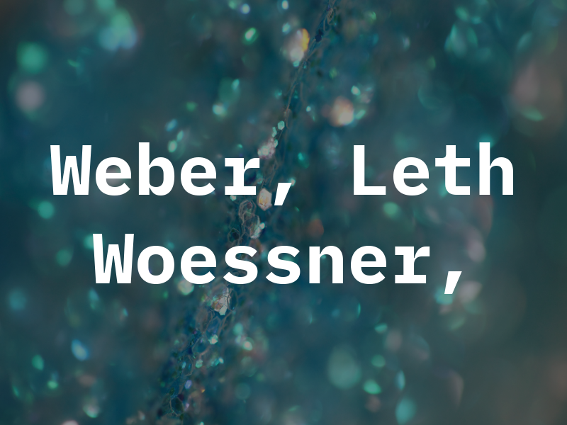 Weber, Leth & Woessner, PLC