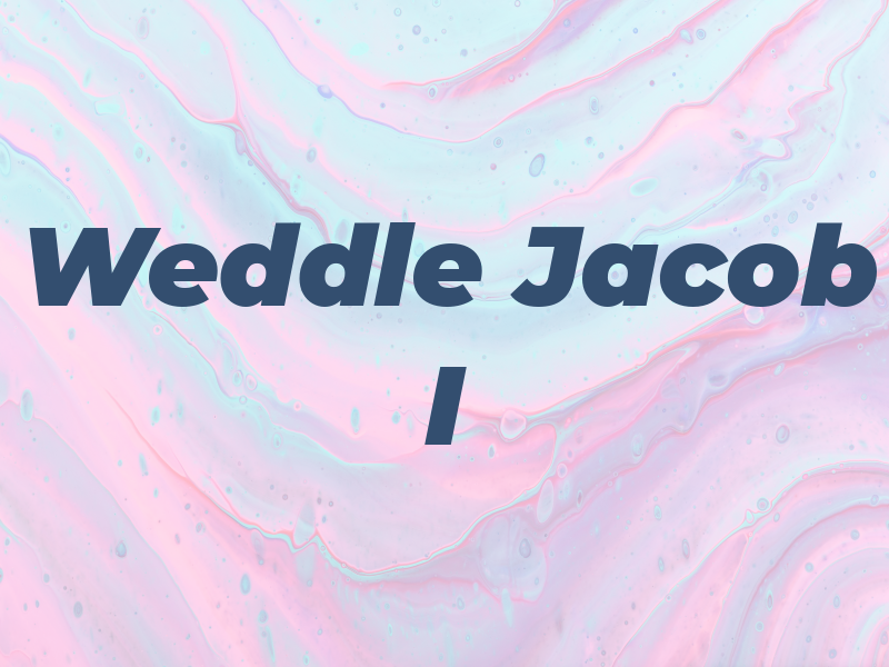 Weddle Jacob I