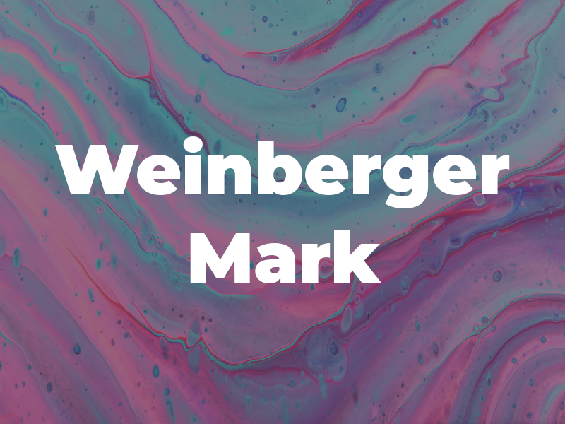 Weinberger Mark