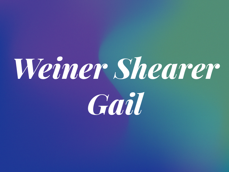 Weiner Shearer Gail