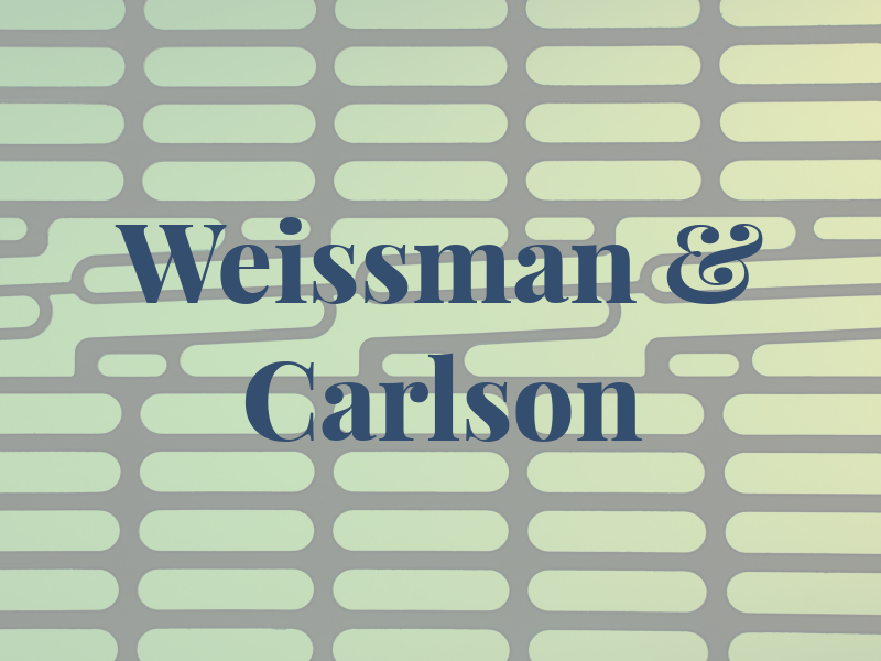 Weissman & Carlson