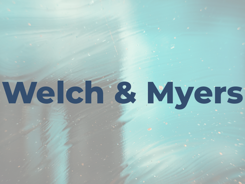 Welch & Myers