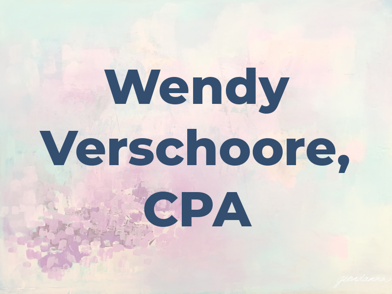 Wendy Verschoore, CPA