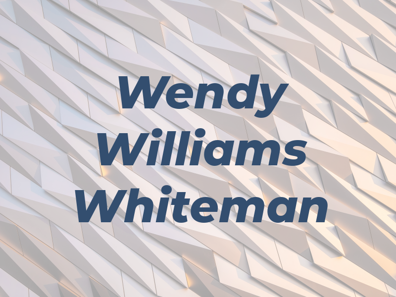 Wendy Williams Whiteman