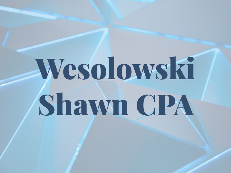 Wesolowski Shawn CPA