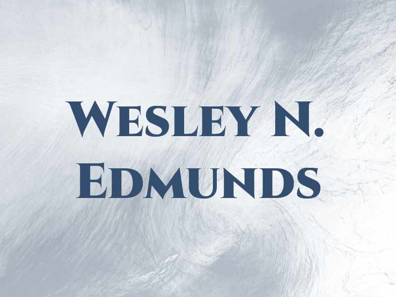 Wesley N. Edmunds