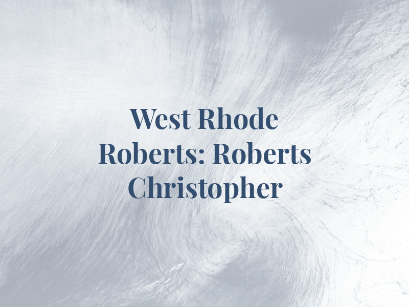 West Rhode & Roberts: Roberts Christopher CPA