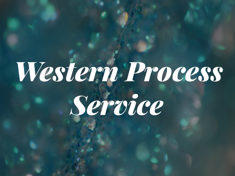 Western Process Service