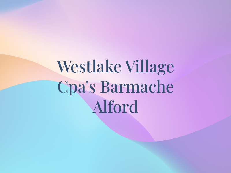 Westlake Village Cpa's Barmache & Alford