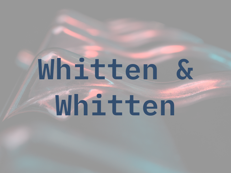 Whitten & Whitten