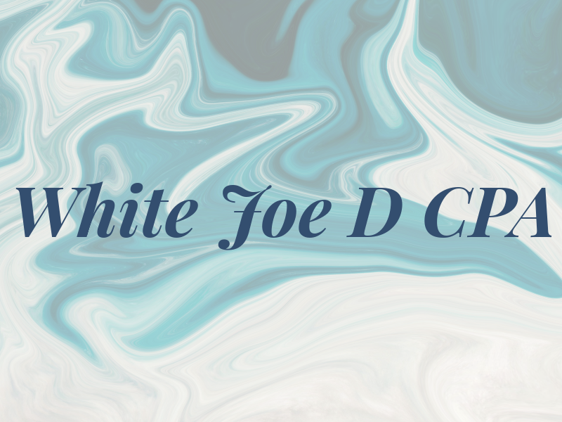 White Joe D CPA